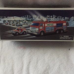 Hess emergency truck and rescue vehicle.